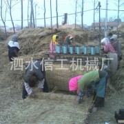 大棚蔬菜保温草帘机 蒲草草帘编织机