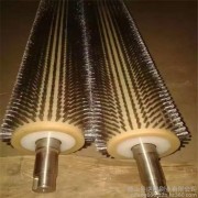 逆风工业毛刷辊 尼龙丝毛刷辊 磨毛机毛刷辊  钢板抛光毛刷辊